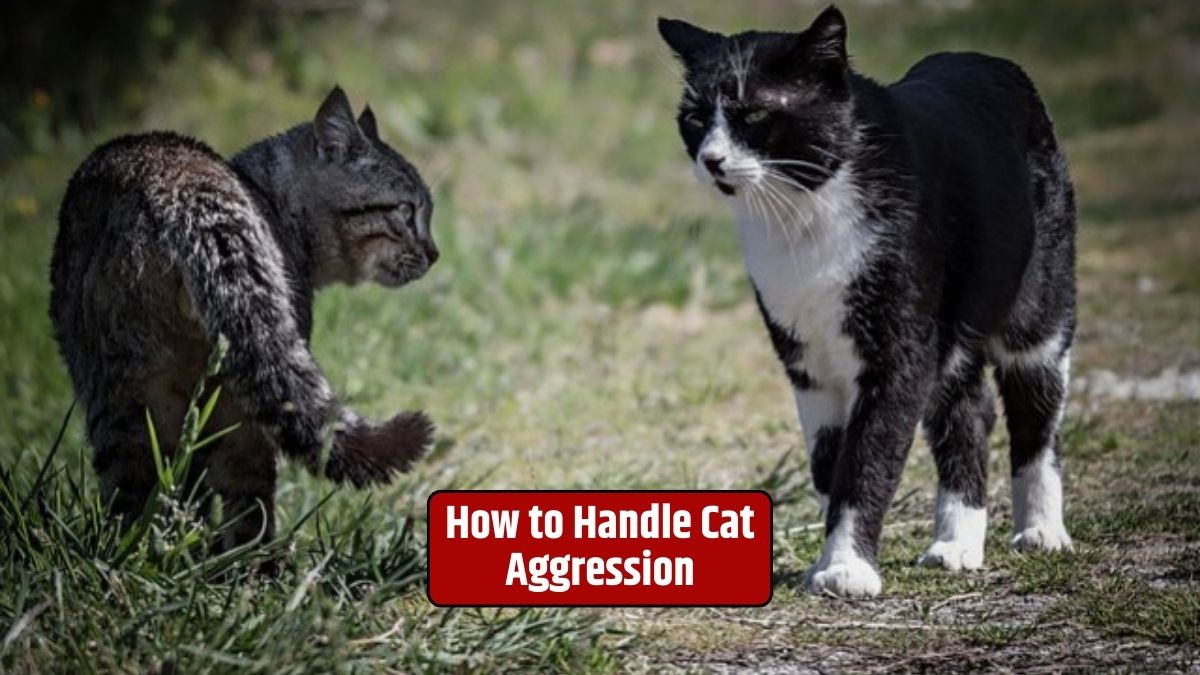 cat aggression, handling cat aggression, types of cat aggression, preventing cat aggression, cat behavior,
