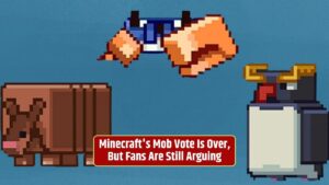 Minecraft mob vote, armadillo, penguin, crab, community discord, Minecraft's future, dog armor, Mojang, divisive voting, Minecraft community sentiment,