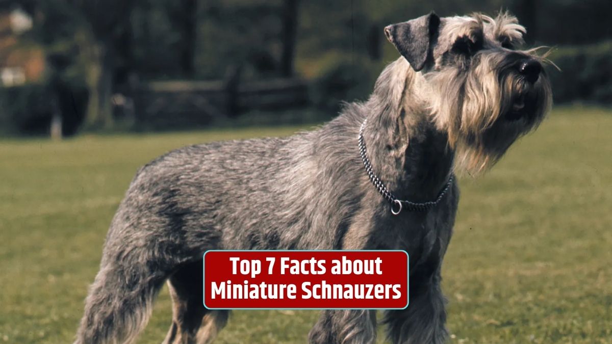 Miniature Schnauzers, small dog breeds, intelligent dogs, low-shedding dogs,